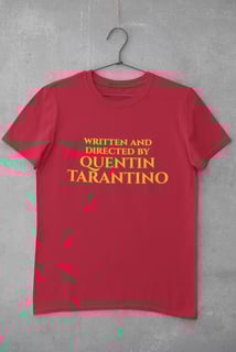 Nome do produto CAMISETA - TARANTINO (WRITTEN AND DIRECTED BY)