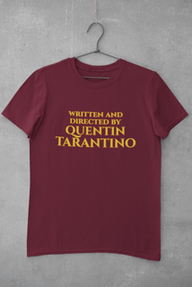 Nome do produto CAMISETA - TARANTINO (WRITTEN AND DIRECTED BY)