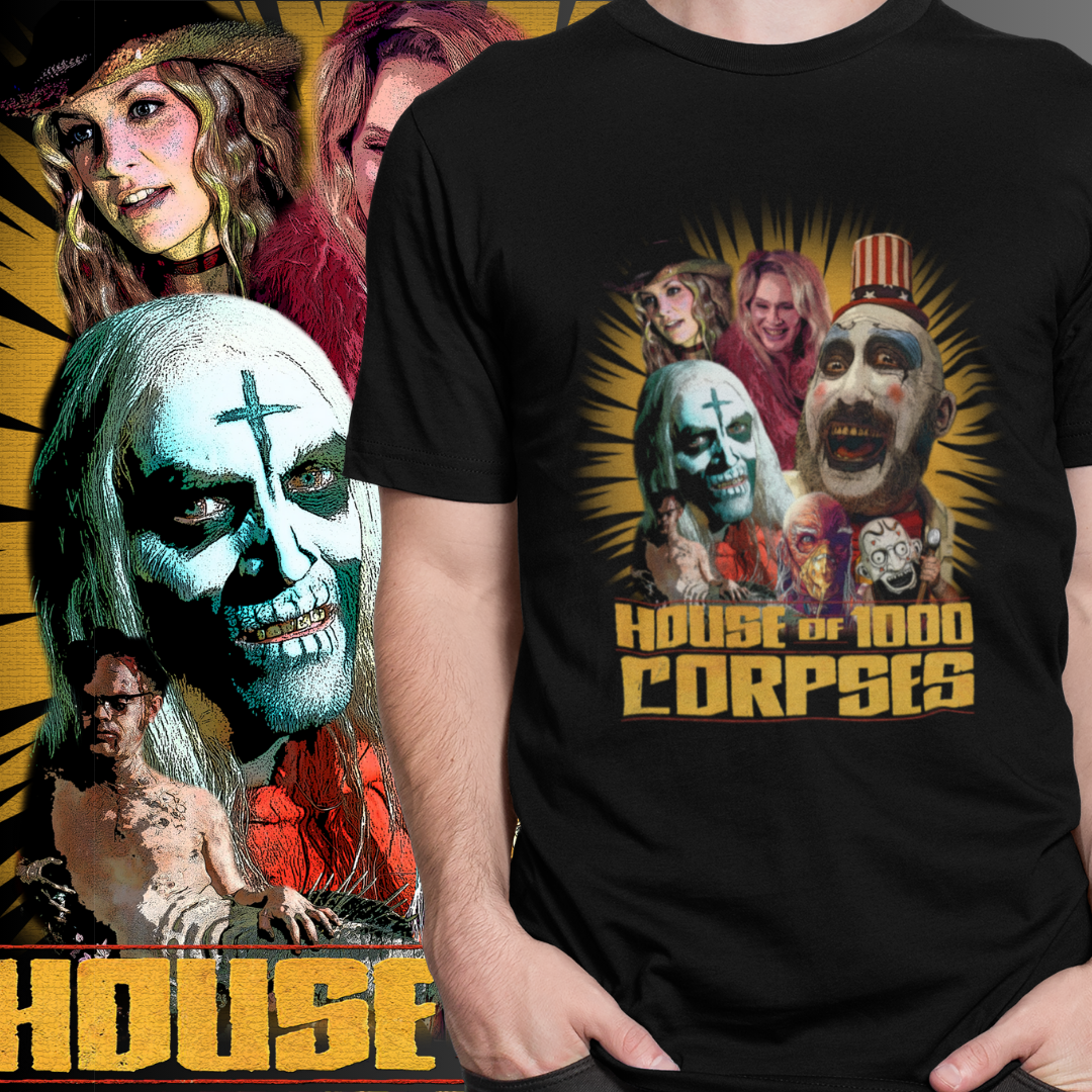 CAMISETA A CASA DOS 1000 CORPOS - HOUSE OF 1000 CORPSES 01