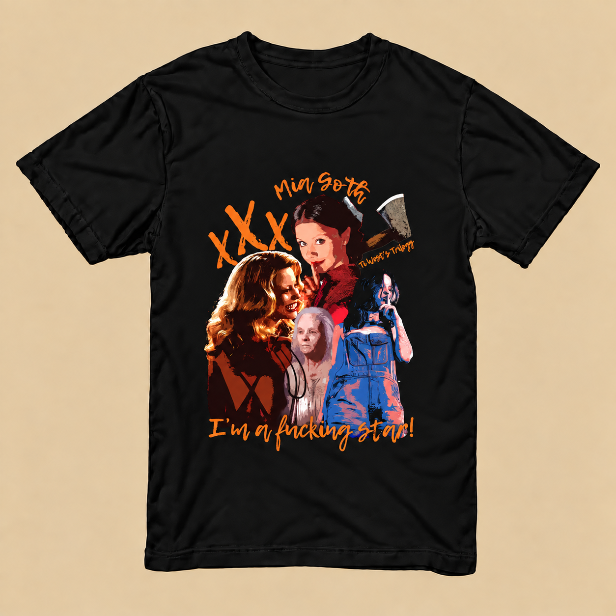 Camiseta Mia Goth - Trilogia X