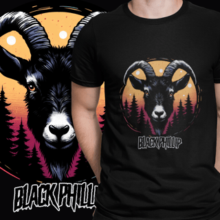 CAMISETA - BLACK PHILLIP - PRETA