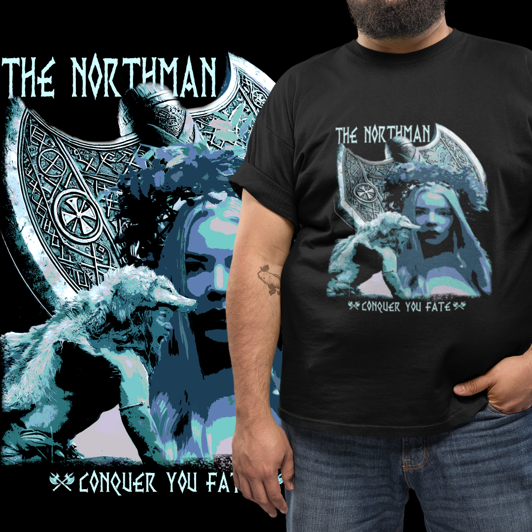 Nome do produto: T-SHIRT PLUS SIZE O HOMEM DO NORTE | THE NORTHMAN de ROBERT EGGERS