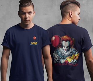 Nome do produto CAMISETA PENNYWISE IT A COISA - FRENTE E COSTAS