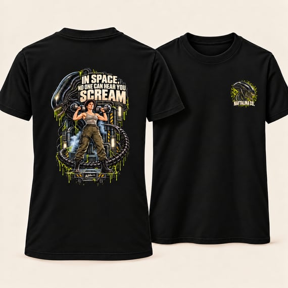 Camiseta Ripley (Alien) Frente e Costas - Horror Training