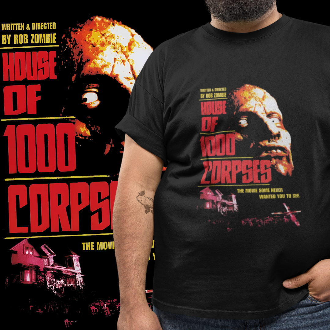 T SHIRT PLUS SIZE HOUSE OF 1000 CORPSES - CASA DOS 1000 CORPOS