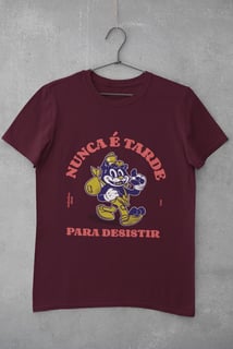Nome do produto CAMISETA - NUNCA É TARDE PARA DESISTIR