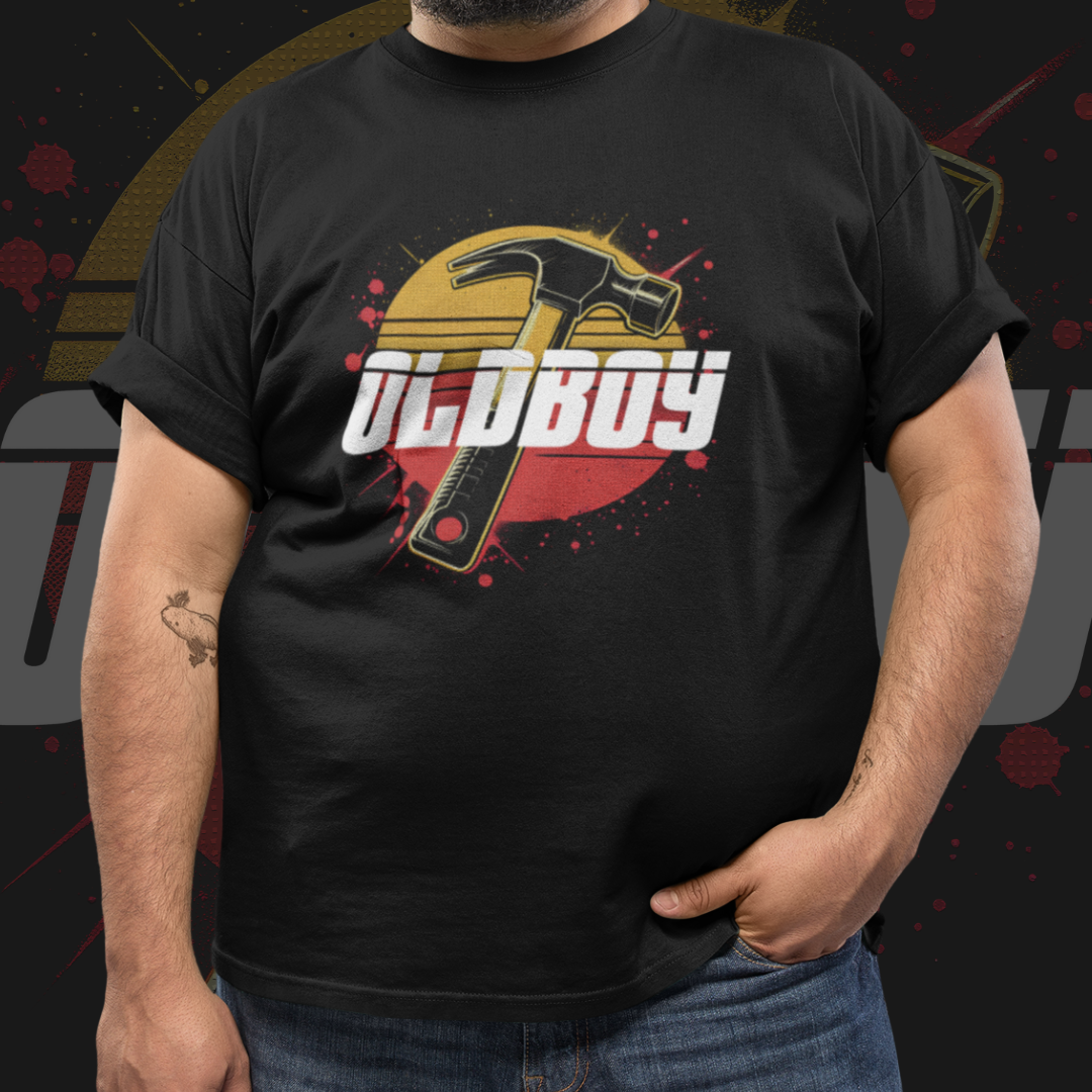 T-SHIRT PLUS SIZE OLDBOY - ESTAMPA FRENTE