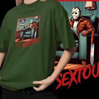 CAMISETA OVERSIZED - SEXTOU COM JASON (COLORS)