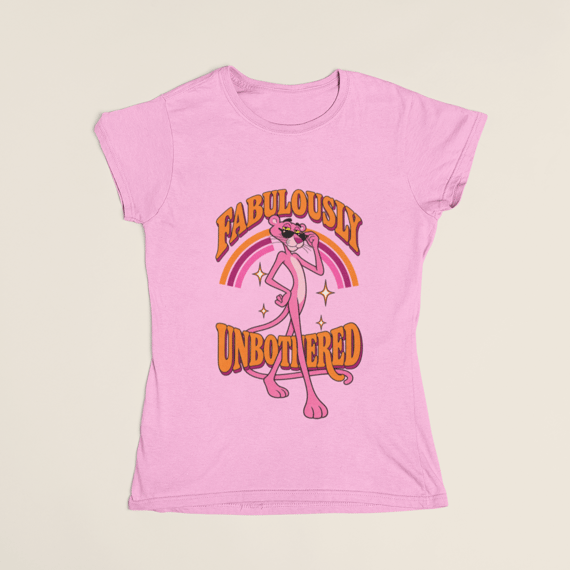 Baby Look Pantera Cor-de-Rosa