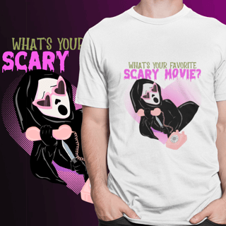 CAMISETA - FAVORITE SCARY MOVIE - COLORS