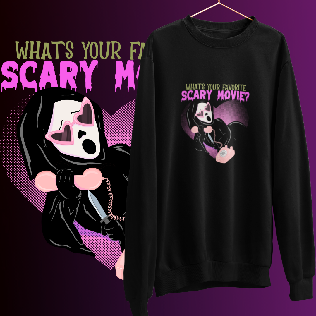 Nome do produto: MOLETOM - FAVORITE SCARY MOVIE 