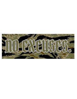 Nome do produto T SHIRT PRIME - NO EXCUSES TIGER CAMO