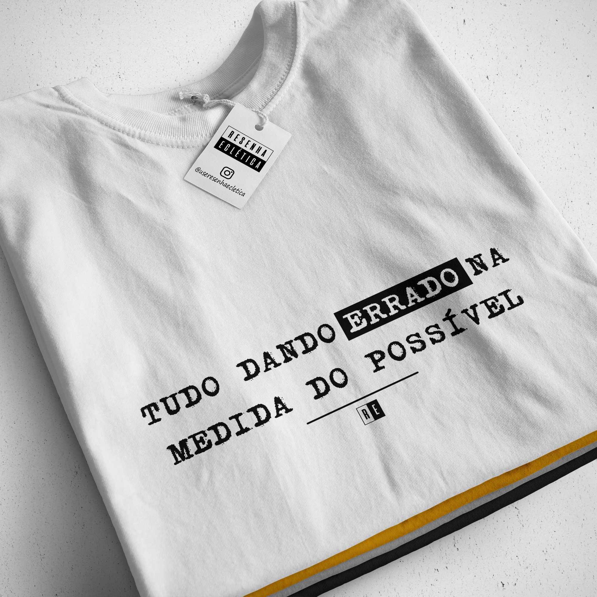 Camiseta Masculina Tudo Dando Errado