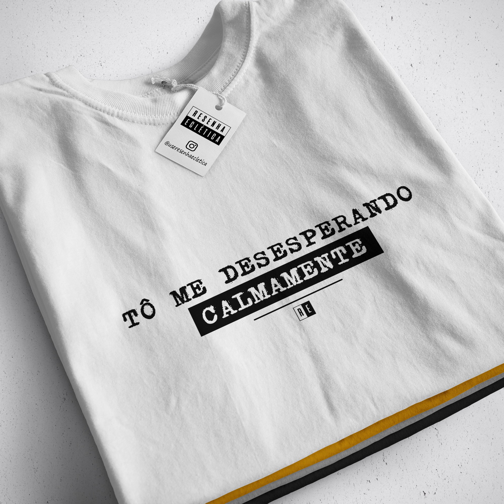 Camiseta Masculina Desesperando Calmamente