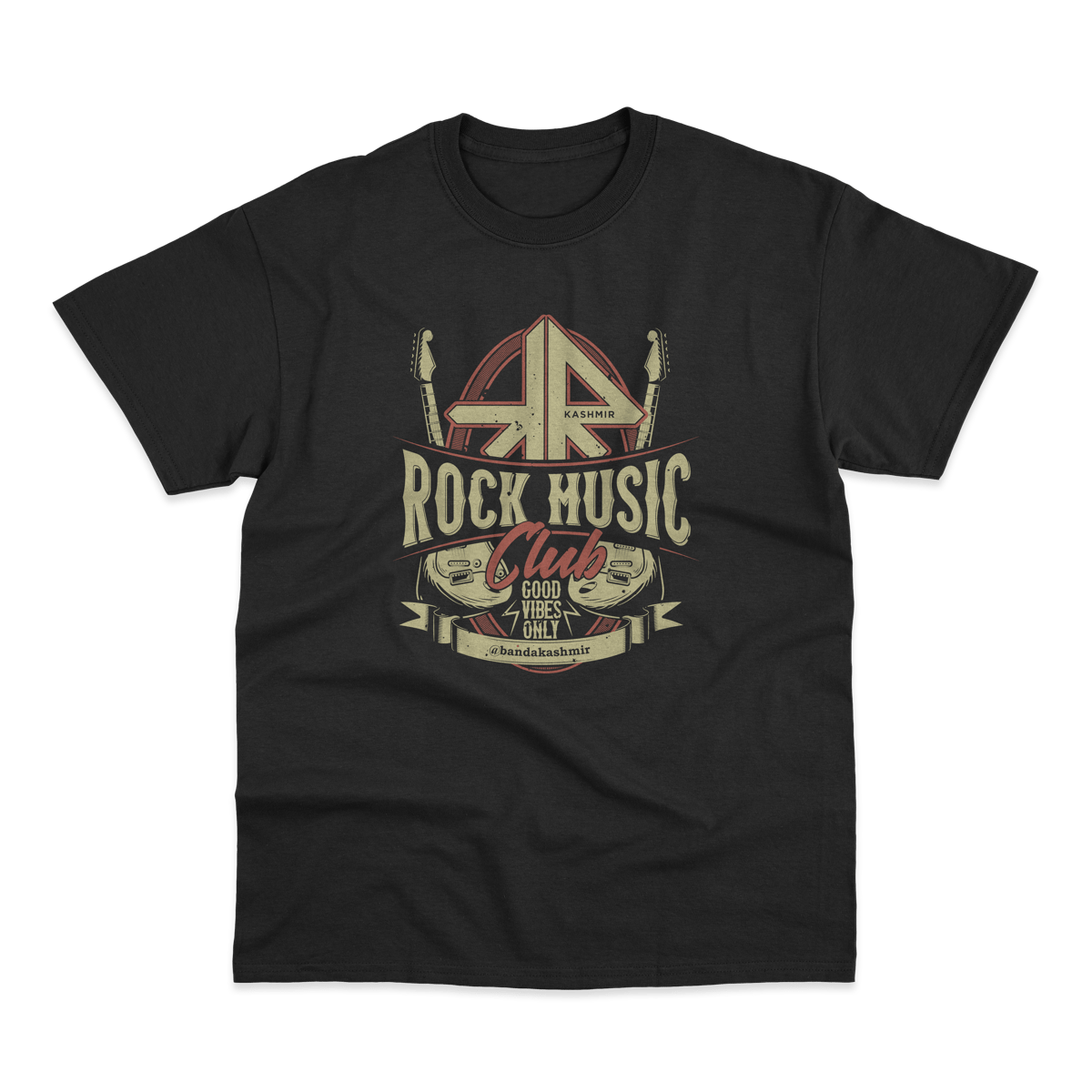 Nome do produto: CAMISETA KASHMIR ROCK MUSIC CLUB