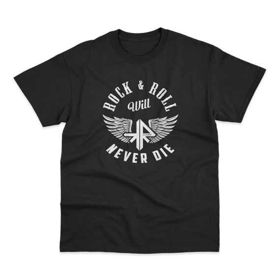CAMISETA KASHMIR ROCK & ROLL WILL NEVER DIE