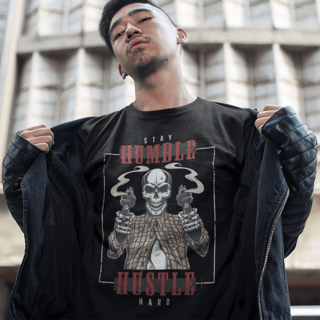 CAMISETA STAY HUMBLE HUSTLE HARD