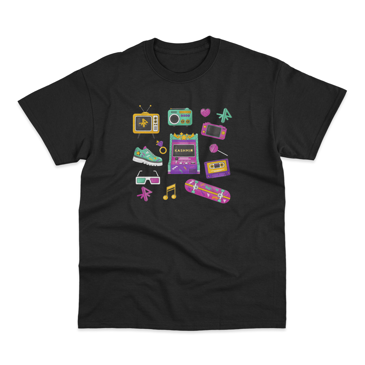Nome do produto: CAMISETA KASHMIR ANOS 80