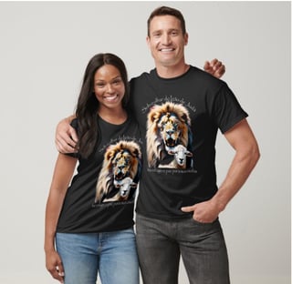 Nome do produto Camiseta Leão da Tribo 100% Algodão Qualidade Premium