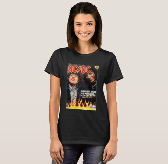 Camiseta Feminina Revista 100% Algodão Qualidade Premium