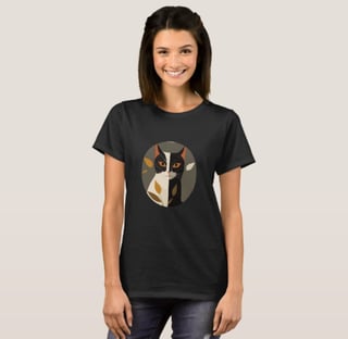Nome do produto Camiseta Gato 100% Algodão Qualidade Premium