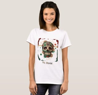 Nome do produto Camiseta Feminina Shaman2 100% Algodão Qualidade Premium