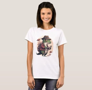 Nome do produto Camiseta Dino 100% Algodão Qualidade Premium