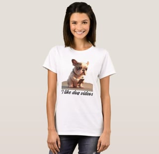 Nome do produto Camiseta Dog Like 100% Algodão Qualidade Premium