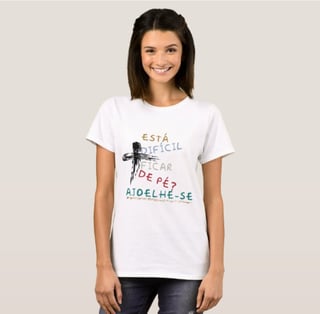 Nome do produto Camiseta Feminina Ajoelhe 100% Algodão Qualidade Premium