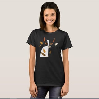 Nome do produto Camiseta Gato Preto 100% Algodão Qualidade Premium
