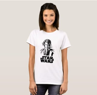 Nome do produto Camiseta Feminina Star 100% Algodão Qualidade Premium