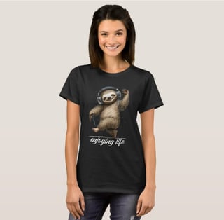 Camisa Preguiça Curtindo 100% Algodão Qualidade Premium