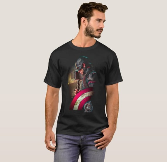 Camiseta Capitão 100% Algodão Qualidade Premium