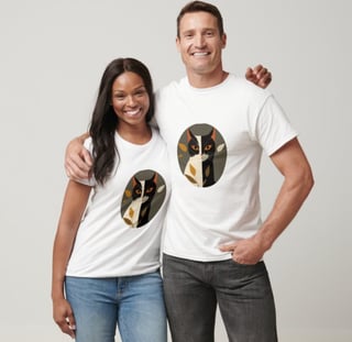 Nome do produto Camiseta Gato 100% Algodão Qualidade Premium