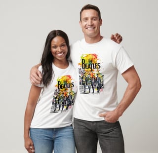 Nome do produto Camiseta  Beatles 100% Algodão Premium 