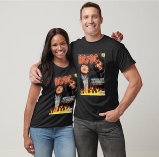Camiseta Revista 100% Algodão Qualidade Premium