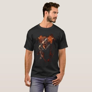 Nome do produto Camiseta Paixão em Fogo 100% Algodão Qualidade Premium