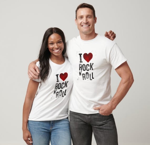 Camiseta I Love 100% Algodão Qualidade Premium