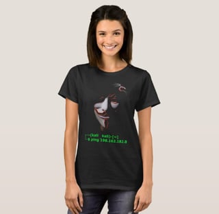 Camiseta Feminina Kali Ping 100% Algodão Qualidade Premium