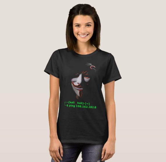 Camiseta Feminina Kali Ping 100% Algodão Qualidade Premium