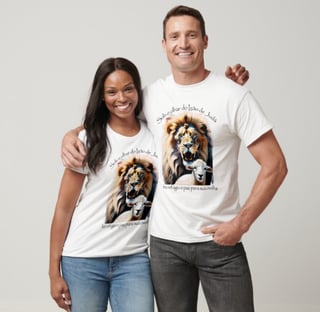 Nome do produto Camiseta Feminina B Leão da Tribo 100% Algodão Qualidade Premium