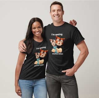 Camiseta Feminina Gatinho Zoiudo 100% Algodão Qualidade Premium