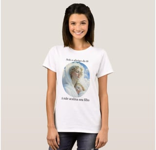 Camiseta Feminina A Mãe 100% Algodão Qualidade Premium