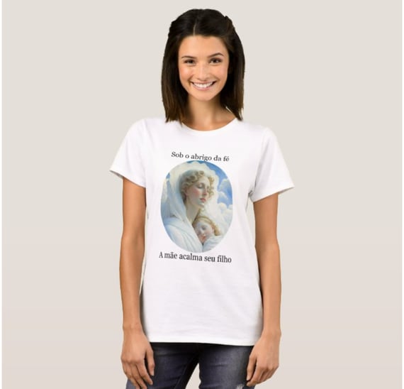Camiseta Feminina A Mãe 100% Algodão Qualidade Premium