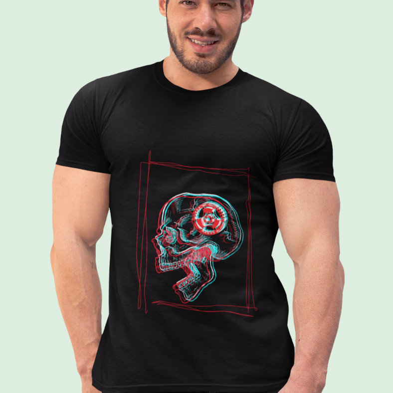 Nome do produto: Camiseta Anilha na Caveira 