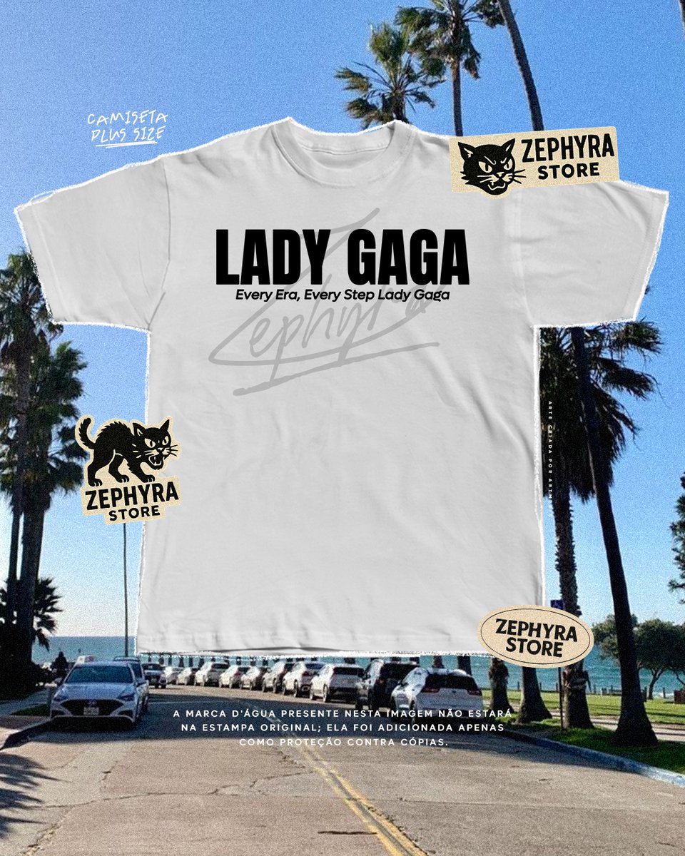 Nome do produto: Plus Size - Lady Gaga - Every Era, Every Step 