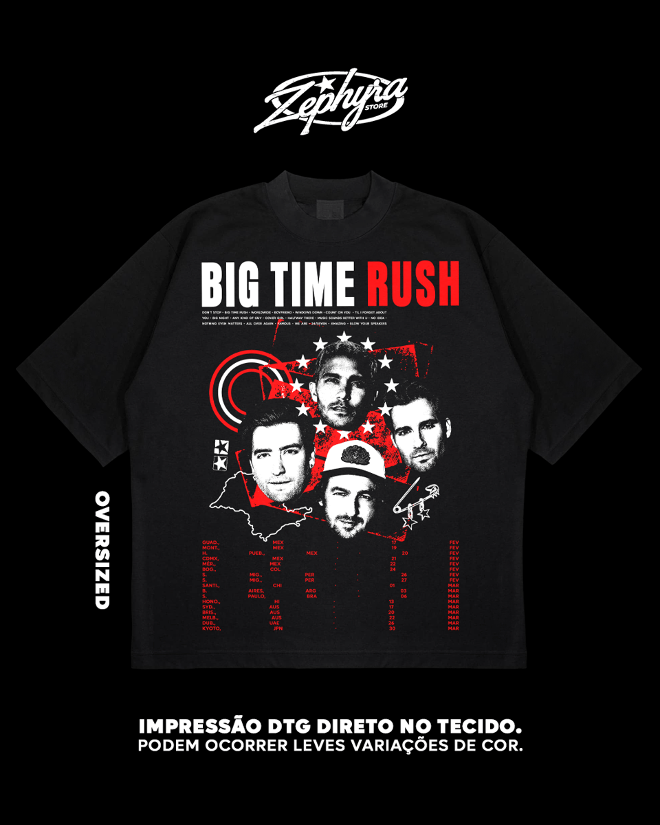 Nome do produto: Oversized - - Big Time Rush - BTR