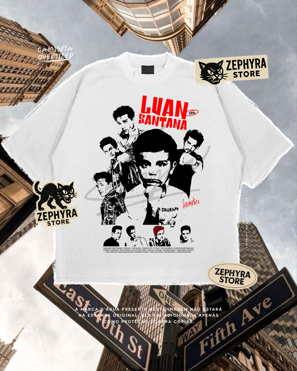 Nome do produto: Oversized - Luan Santana - Eras
