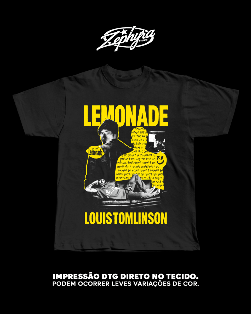 Nome do produto: Tradicional - Louis Tomlinson -  Lemonade