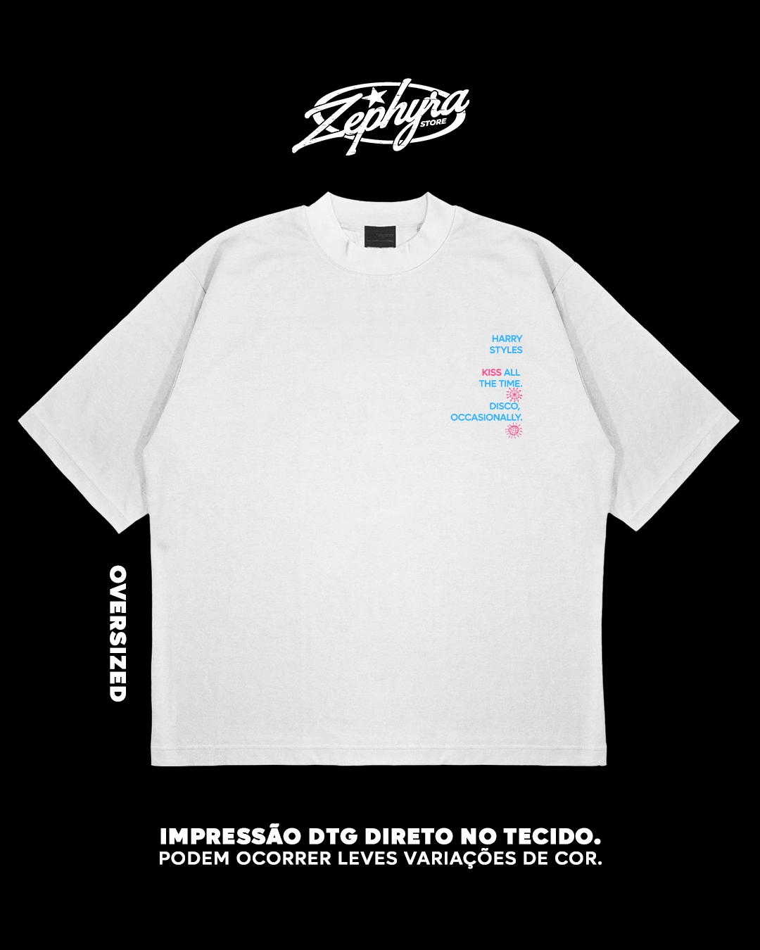 Oversized - Harry Styles - Kiss | Frente - Verso